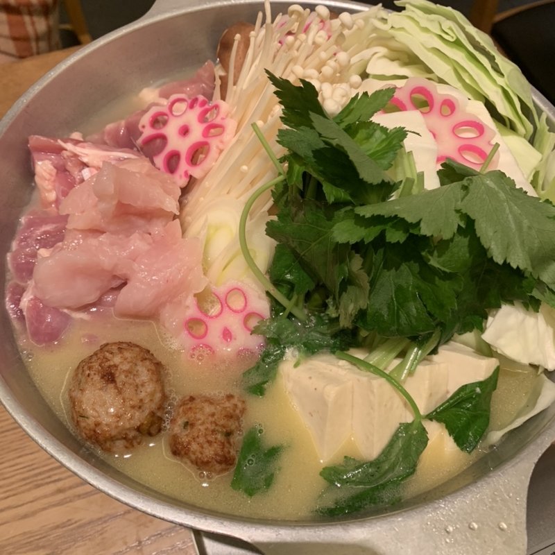 水炊き(銀座 篝 札幌店)