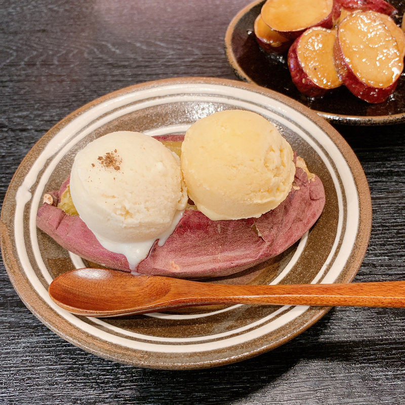 おいもとアイス(蜜香屋 中崎町本店)