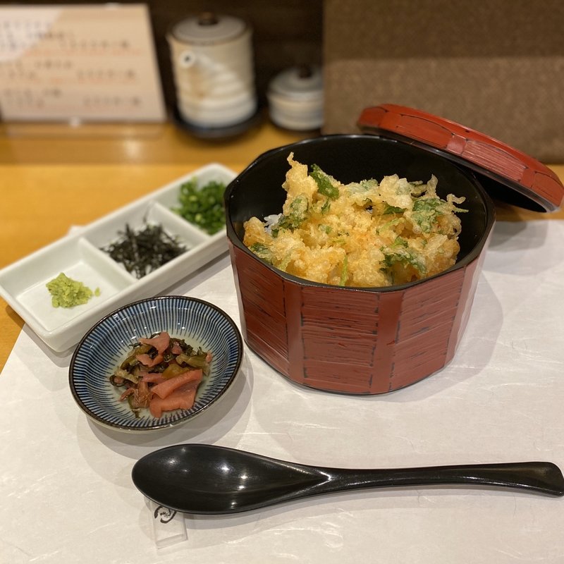 かき揚げまぶし(天ぷら やじま。)