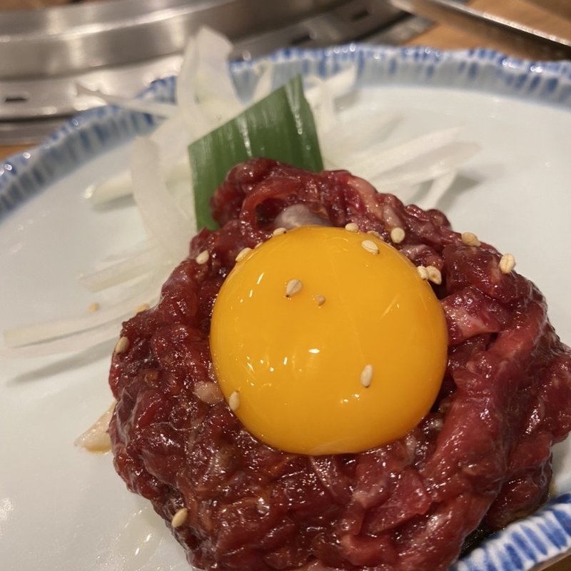 桜ユッケ(焼肉山河 北浦和店 )