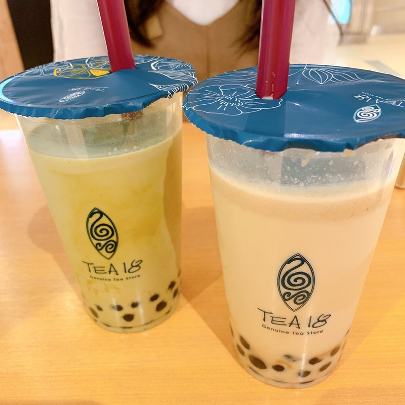 きな粉ほうじ茶ミルクティー(TEA18 エキマルシェ大阪店)