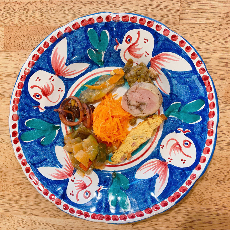 前菜盛り合わせ(ピッツェリア パリアレ)