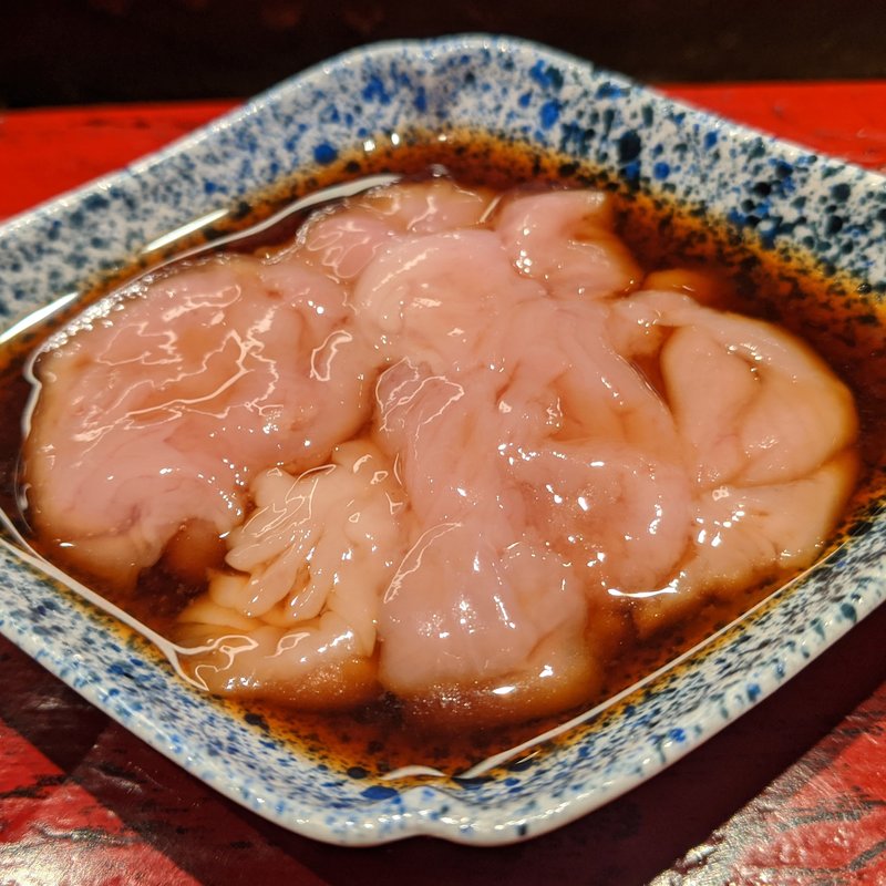 卵管刺身(炭火焼処 ひらこ)