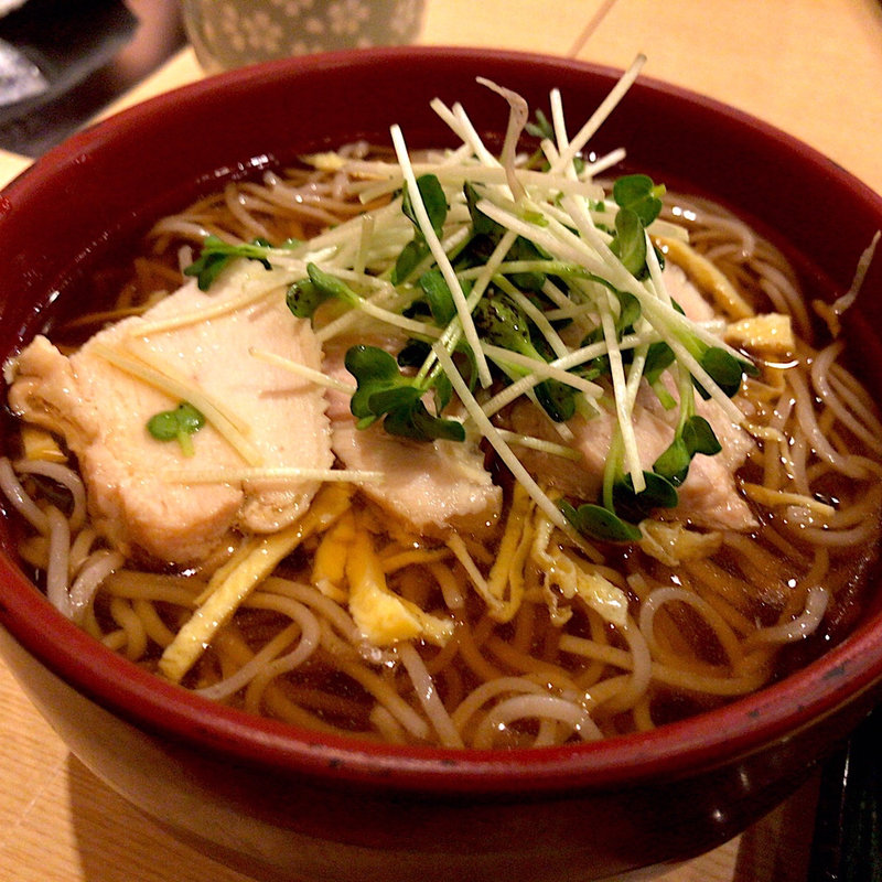 冷し森林鶏そば(漁亭浜や エスパル店 （浜や）)