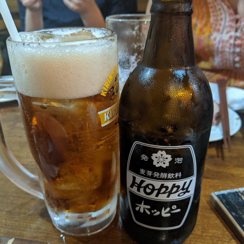 黒ホッピー(気まぐれキッチン石橋)