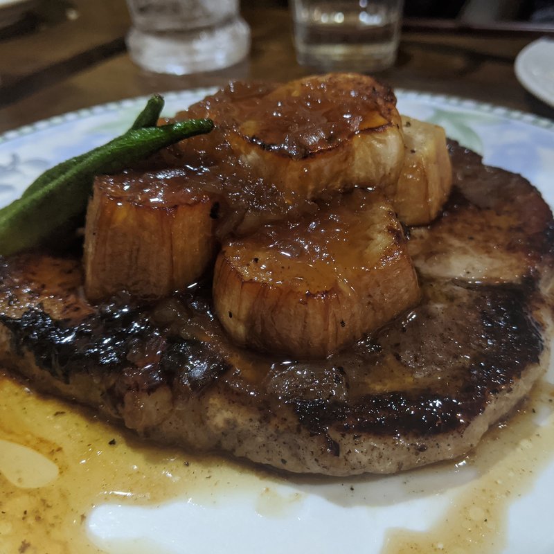 山形豚と白ナスのソテー(気まぐれキッチン石橋)