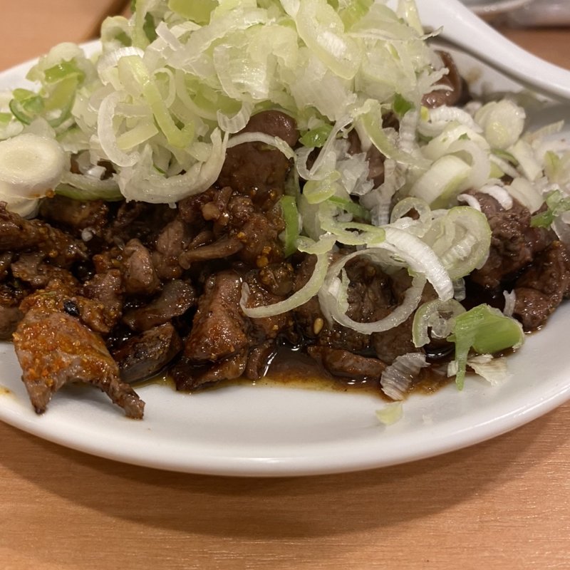 純レバ炒め(ニュー菜苑)