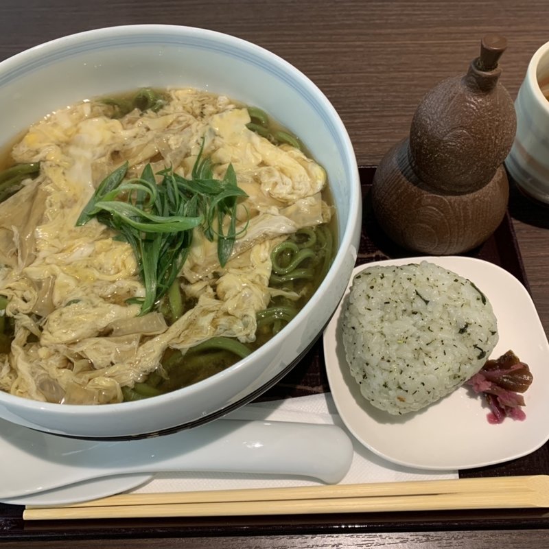 生湯葉玉子とじ(宇治園 「喫茶去」 阪急三番街店)
