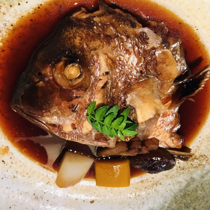 鯛のお頭煮付け(竹)