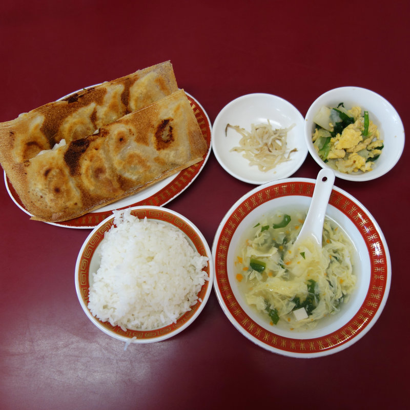 焼餃子定食(餃子 李)