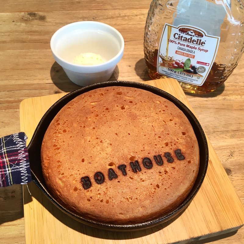 BOATHOUSEホットケーキ(ロイヤルガーデンカフェ 大濠公園)