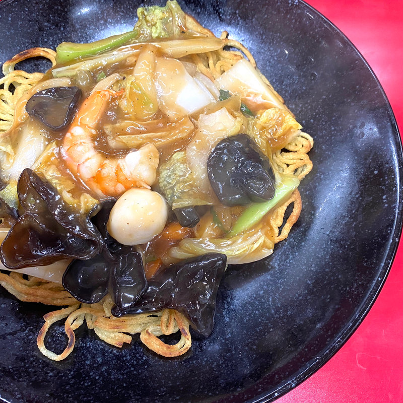 あんかけ焼そば(餃子の王将 狸小路5丁目店)