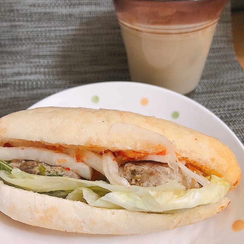 POKKAPOKKAさんのバインミーとソイラテ(すえ☆pi亭)