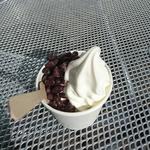 しゅまり小豆のソフトクリーム