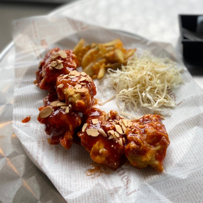 ヤンニョムチキン＆ポテト(cafe&bar FACTORY45 )