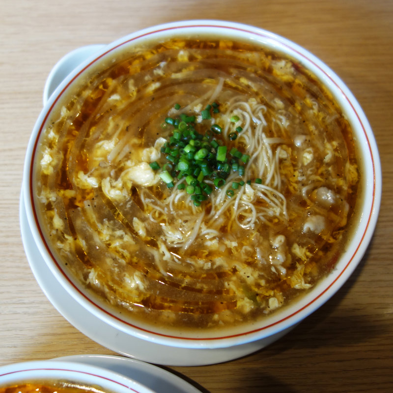 辛くない酸辣湯麺(麺酒場 朱拉)