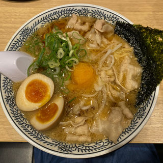 味玉肉そば(丸源ラーメン)