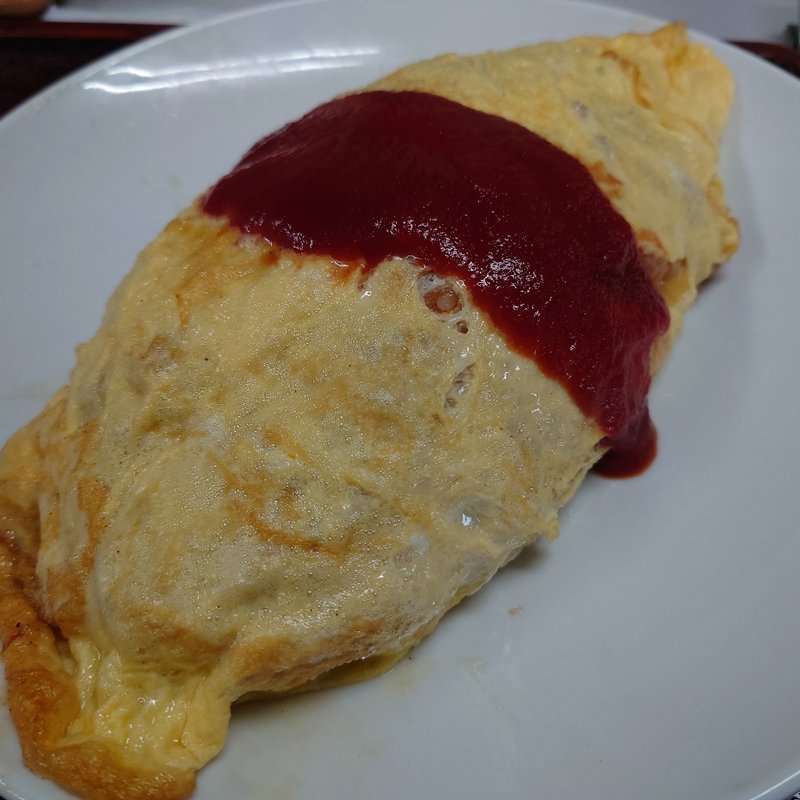 オムライス大盛(孝味亭)