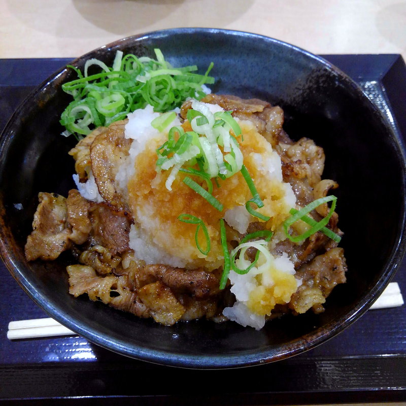 カルビ焼肉丼　おろポン　中(肉のヤマキ商店 イオンモール盛岡南店)