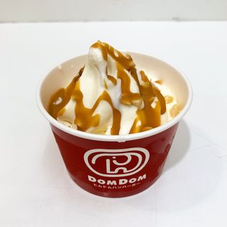 ソフトクリームサンデー　キャラメルナッツ(ドムドムハンバーガー イオン金沢八景店)