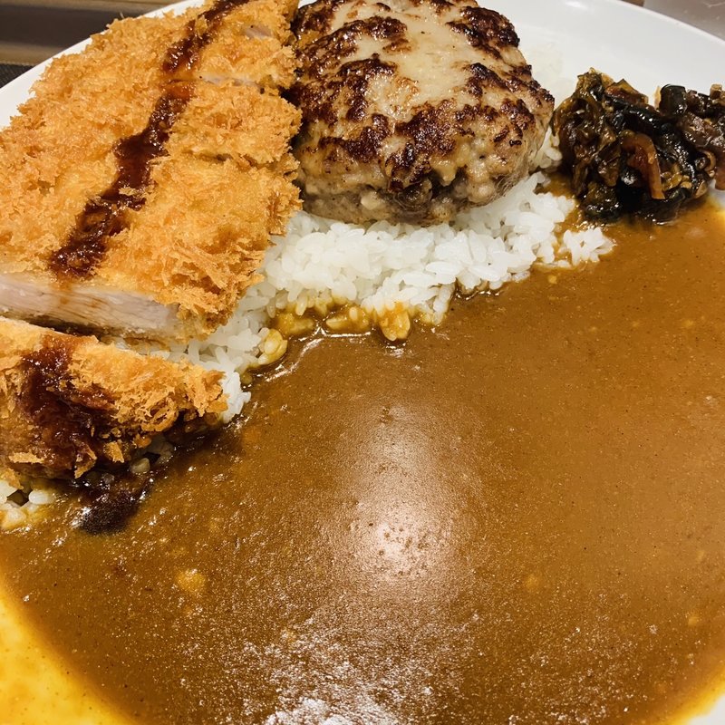 カツカレー&ハンバーグ(マイカリー食堂　上野店)