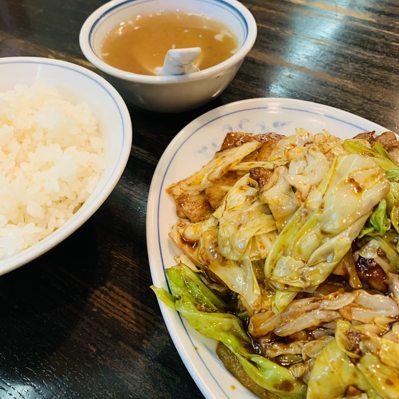 回鍋肉定食(福来軒)