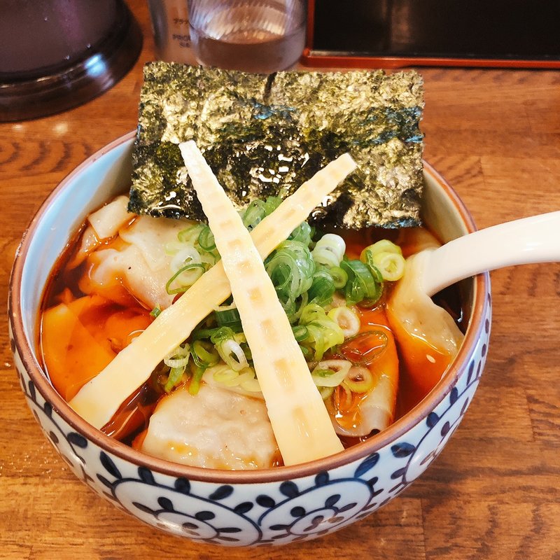 辛雲呑中華そば(NOODLE BAR 山と雲 虹イロハ)