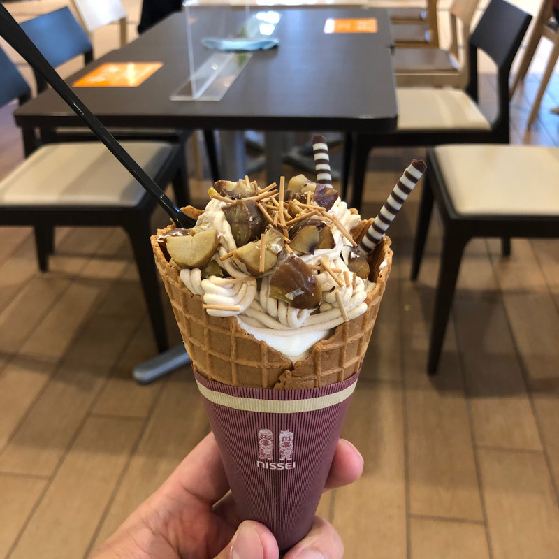 ぱふぇそふと和風モンブラン(マザー牧場CAFE ららぽーと横浜店)