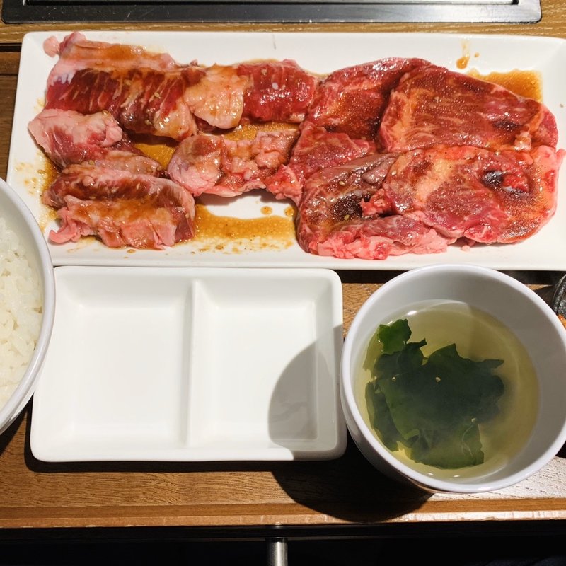 匠カルビ&ハラミセット(焼肉ライク 新宿西口店)