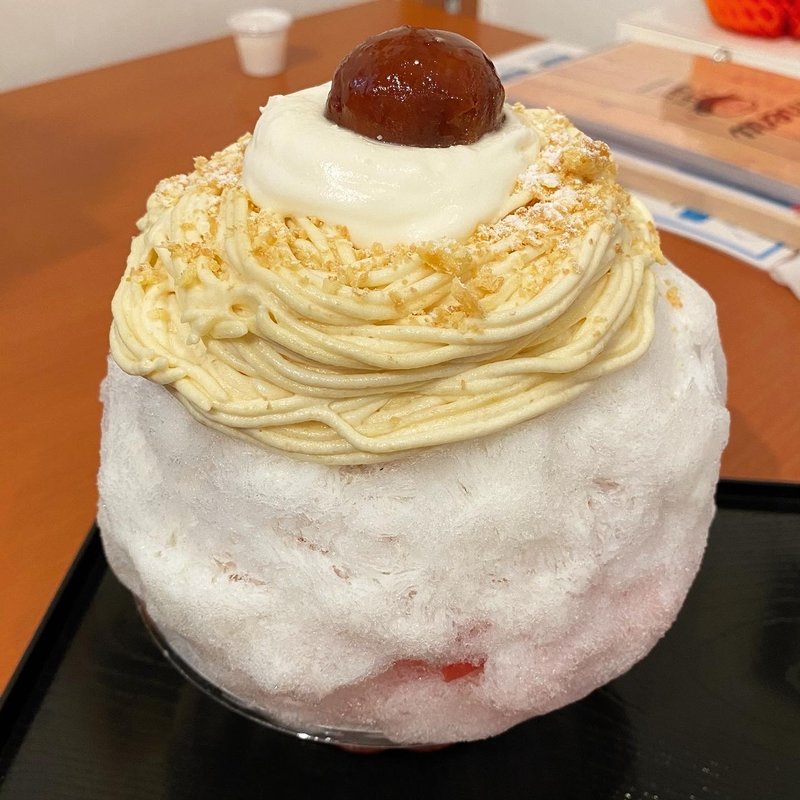 秋のモンブラン(クラフトカフェ)