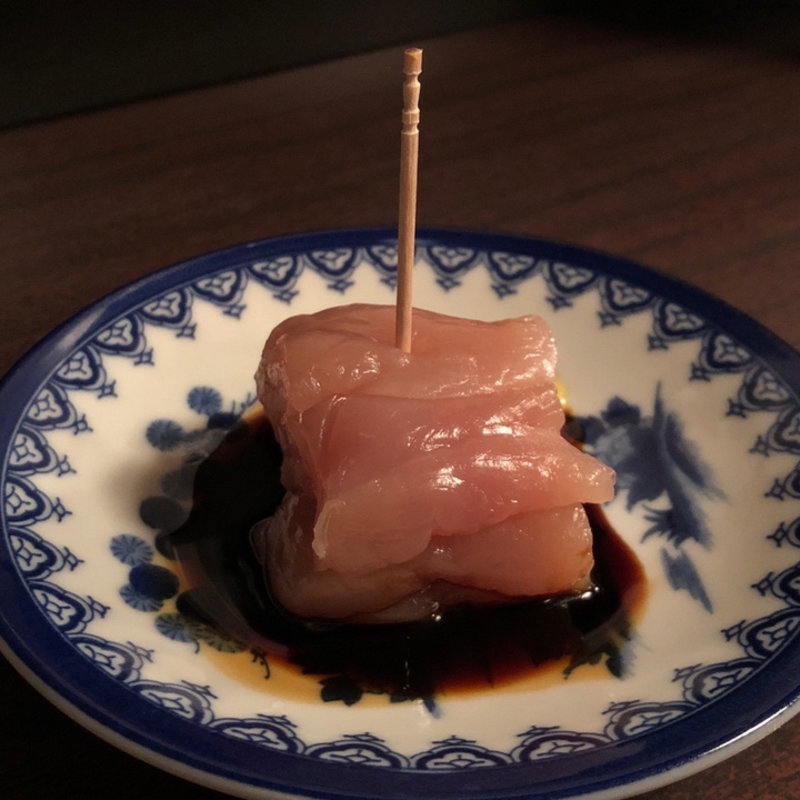  鳥刺し(ささみ)(金平 （きんぺい）)