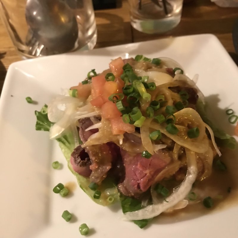 自家製ローストビーフ(五感 小皿イタリアン アンド 生パスタ)