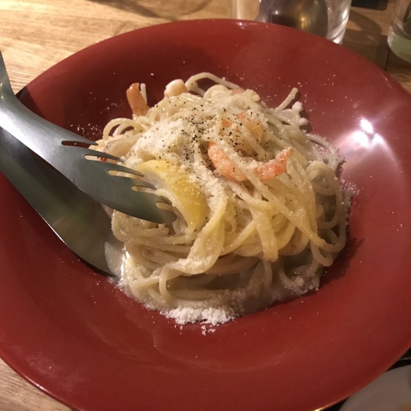 エビのレモンパスタ(五感 小皿イタリアン アンド 生パスタ)