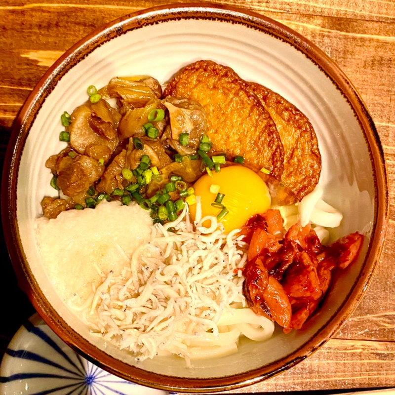 全部のせうどん(おてもやん食堂 中洲 人形小路)