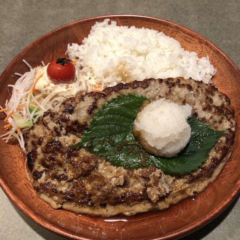 おろしそガリバーバーグディッシュ(びっくりドンキー 天王寺店)