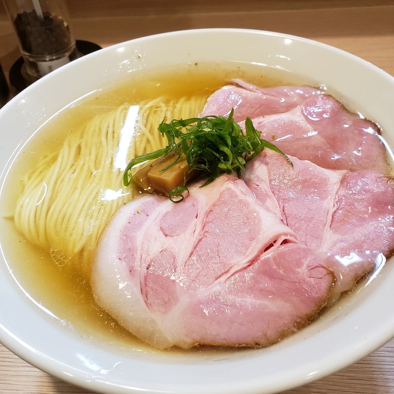 チャーシュー塩らーめん(麺笑　巧真)