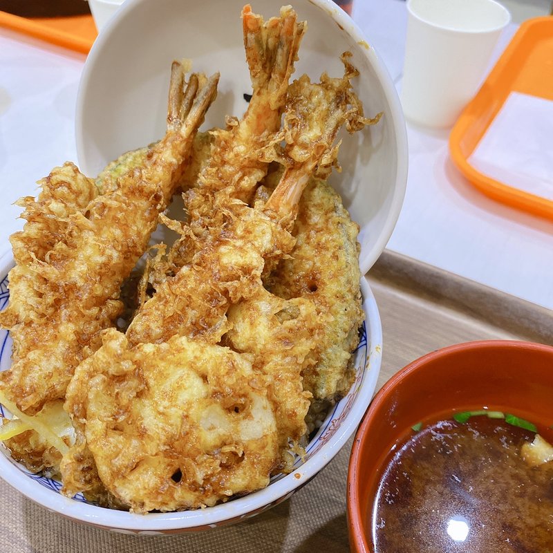 海老三本丼(天ぷらえびのや　アリオ倉敷店)