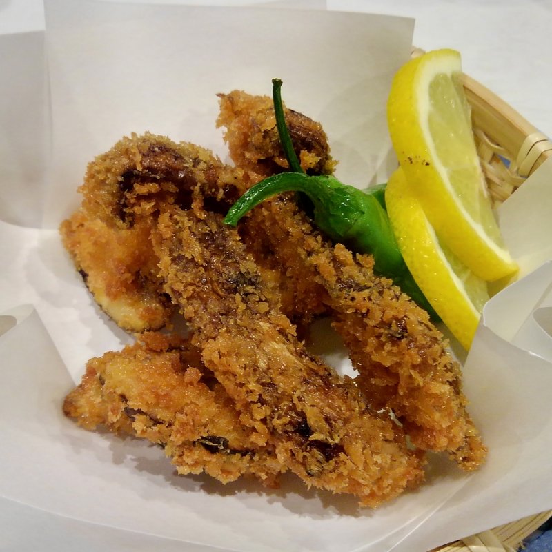 松茸のフライ(ベネフィットステーション葉山)