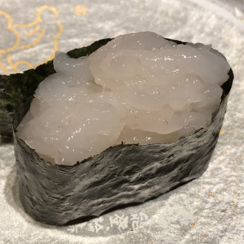 白えび軍艦(もりもり寿し 金沢駅前店 （もりもりずし）)