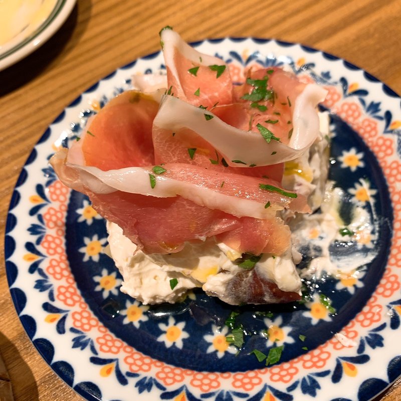 イチジクのリコッタチーズ白和え(町ビストロ　GGD)