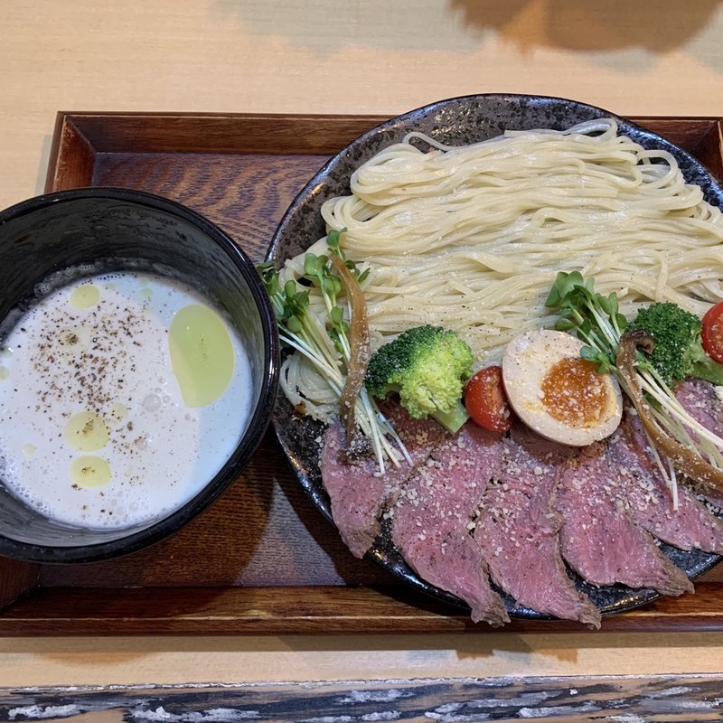 チーズフォンデュつけ麺(和ヌードル 鈴七 （スズナ）)