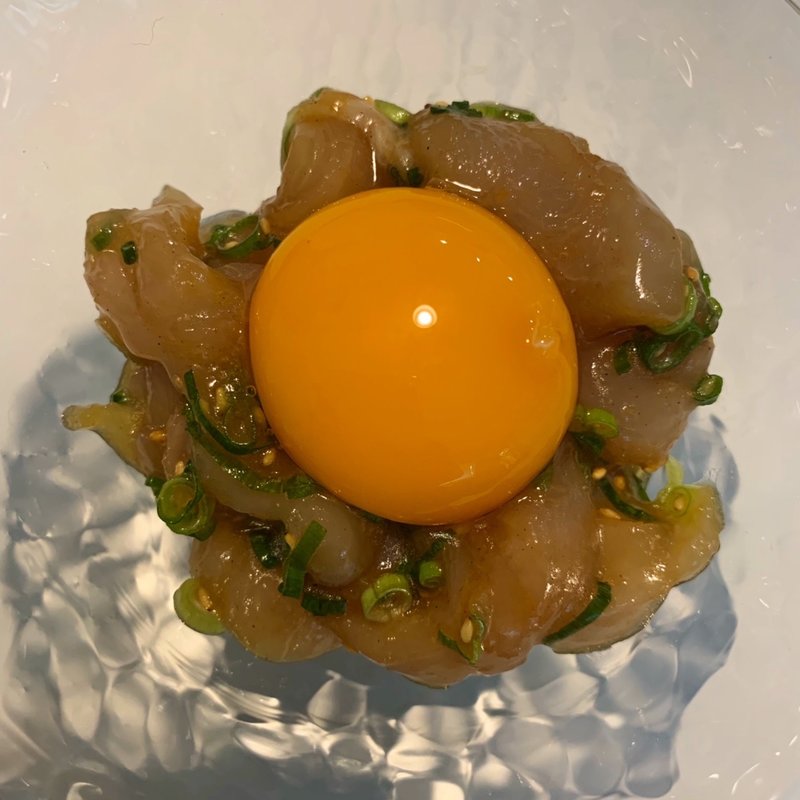 本日のおすすめ　ささみユッケ(おうちごはん わりかん)