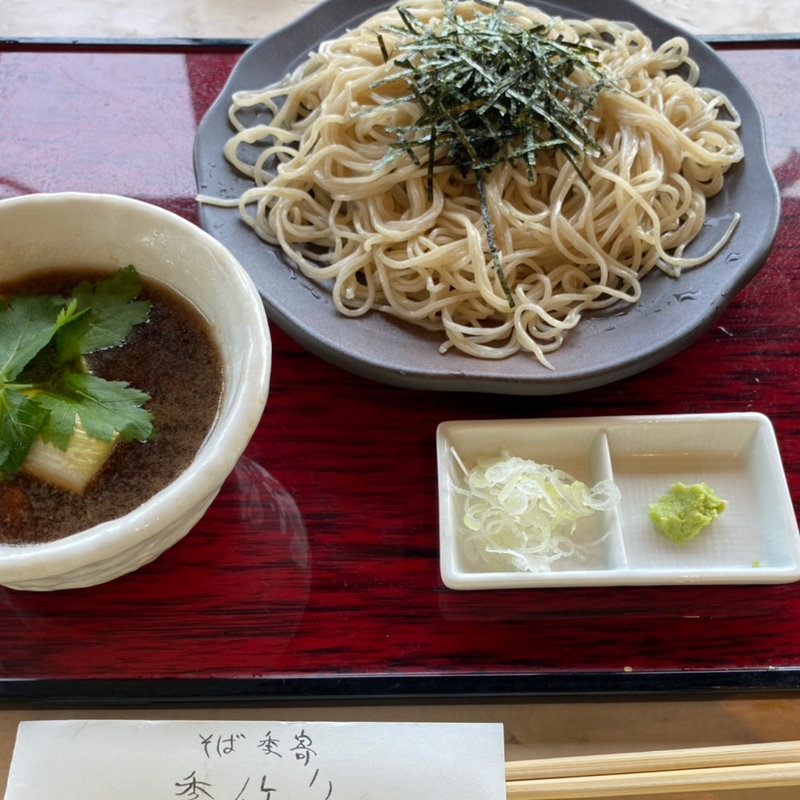 鴨せいろ(そば季寄 季作久)