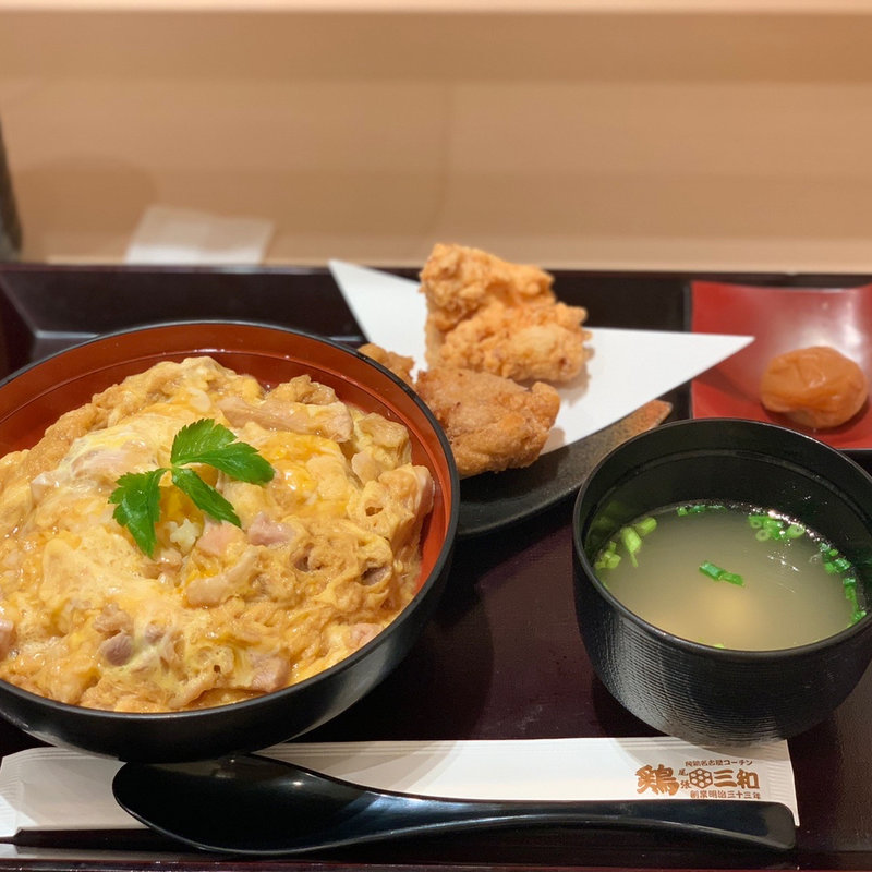 名古屋コーチン親子丼(鶏三和 岩田屋天神本店)