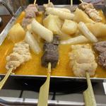 ホルモン鍋(牛ホルモンと鮮魚　牛富屋)