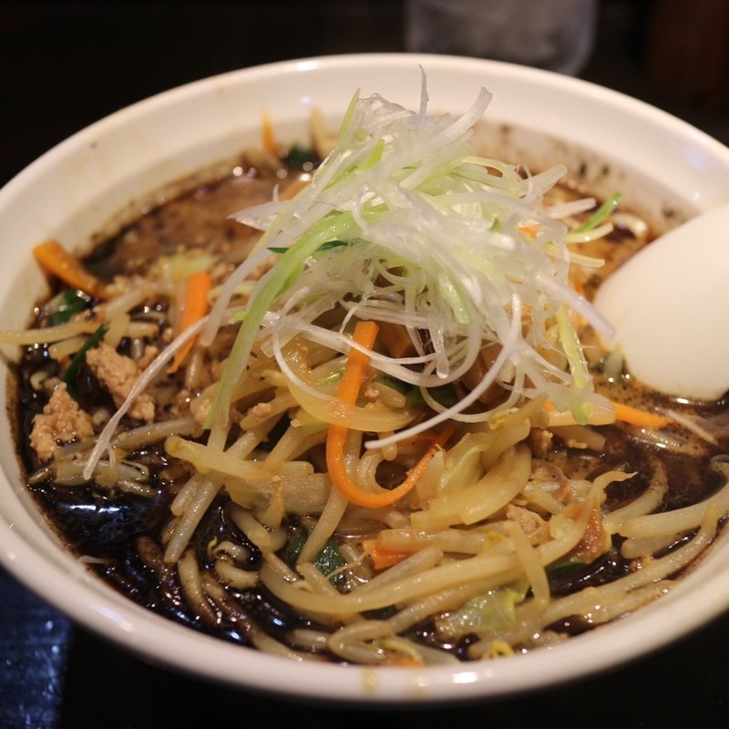 マー油味噌ラーメン(柳麺まる重)