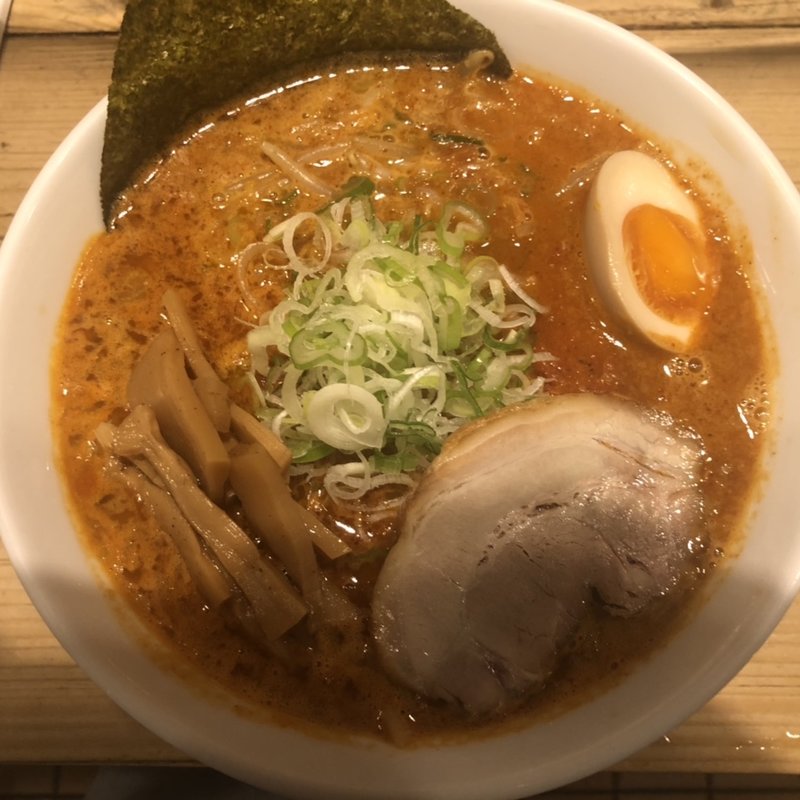 赤ラーメン(つけ麺中華そば 節 用賀店)