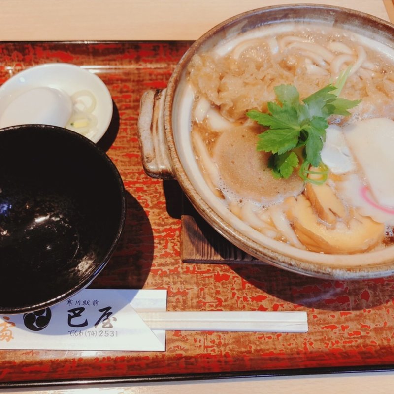 鍋焼きうどん(巴屋 駅前店 （ともえや）)