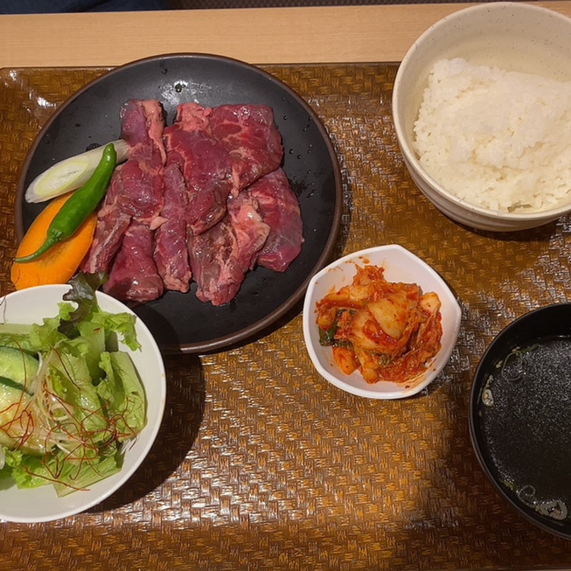 はらみ定食　150g(焼肉 炎蔵 イオンモール京都桂川店 （ヤキニク エンゾウ）)