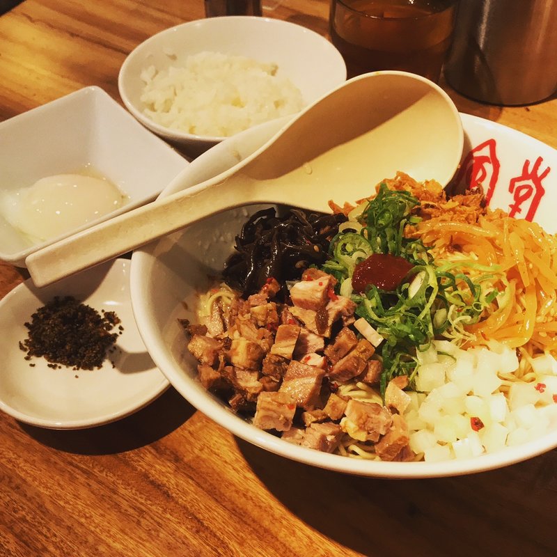 とんこつまぜそばセット(一風堂 上野広小路店)